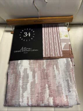 Artisan 34 Shower Curtain NWT